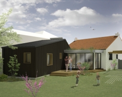 Extension et aménagement intérieur d’une maison à Nantes