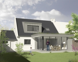 Extension d’une maison individuelle à Rezé (44)